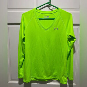 Under Armour Long Sleeve v-neck Tee Medium